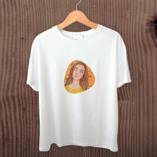 t-shirt with own cartoon avatar printed
