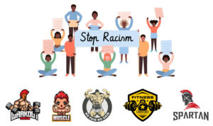 stop racism - Gym re-branding